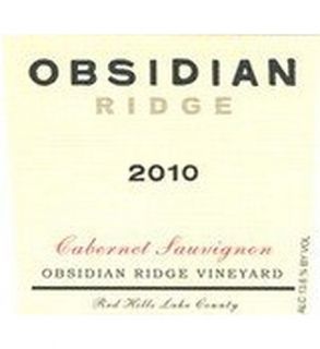 Obsidian Ridge Cabernet Sauvignon 2010 Wine