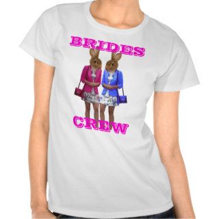 Bachelorette  party brides crew t shirts