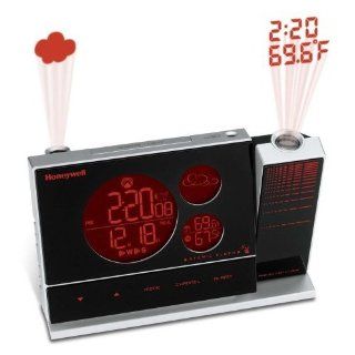 Honeywell PCR426W Weather Forecaster with Dual Projection and Atomic Clock   Electronic Alarm Clocks