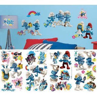 (10x18) Smurfs 2 Peel and Stick Wall Decals   Wall Decor Stickers