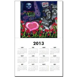  SCHNAUZER Valentine Calendar Print   Standard   Wall Calendars
