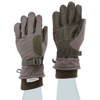 Ansell ActivArmr 46 451 Goatskin Intermediate Cold Wet Combat and Utility Glove, Chemical Resistant, Fleece Wrist Cuff, 12" Length, Large, Folliage Green (1 Pair) Chemical Resistant Safety Gloves