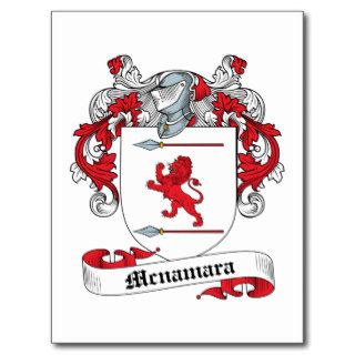 Mcnamara Family Crest Post Card