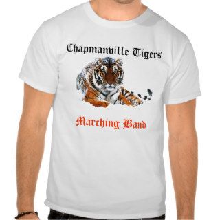 Chapmanville Tigers marching band Tee Shirts