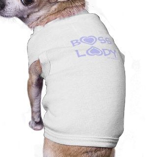 Boss Lady Spoiled Dog Diva T Shirt In Lavender Pet Clothes