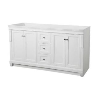 Foremost Naples 60 in. x 21 1/2 in. Vanity Cabinet Only in White nawa6021d
