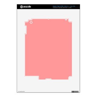 Plain Coral Pink Background iPad 3 Skins