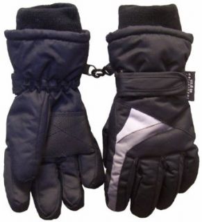 N'ice Caps Boys Thinsulate Waterproof Ski Glove (4 7 years) , Black/Charcoal Clothing