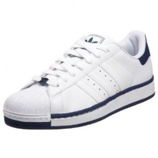 adidas Originals Men's Superstar 2 Sneaker,White/New Navy,6 M Clothing