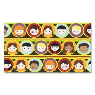Many Children Collage Babysitting Business Card  Business Card Stock 