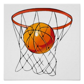 Basketball Hoop Print