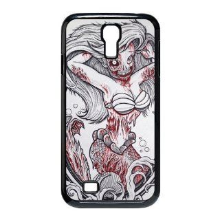 Zombie Disney Princesses Ariel Samsung Galaxy S4 Case for SamSung Galaxy S4 I9500 Plastic New Back Case Cell Phones & Accessories