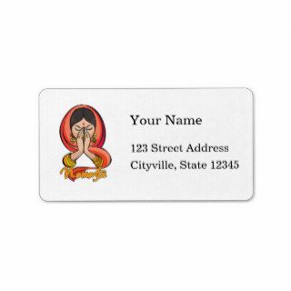 Hindu Namaste Personalized Address Labels