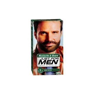 Just for Men Mustache and Beard Hair Color   Dark Brown  Chemical Hair Dyes  Beauty