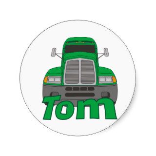 Trucker Tom Sticker