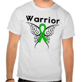 Kidney Cancer Warrior Tribal Butterfly Tee Shirts