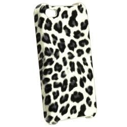 Leopard Case/ Mirror Screen Protector for Apple iPhone 4 Eforcity Cases & Holders