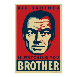 Big Brother Obama parody poster