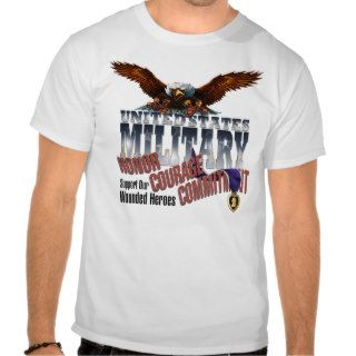 Support our Wounded Military T shirt