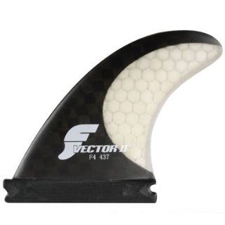 Vector II F4 (437) Carbon Fiber and Honeycomb Surfboard Fins  Sports & Outdoors
