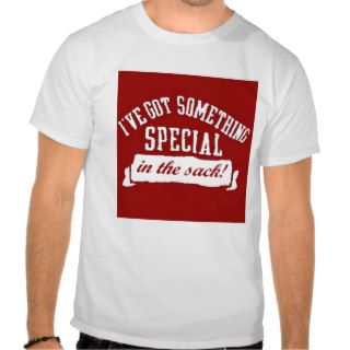 'I'VE GOT SOMETHING SPECIAL IN THE SACK' FUNNY SHIRT
