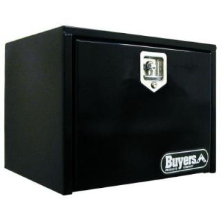 Buyers Products Company 24 in. Black Steel Underbody Tool Box with T Handle Latch 1702300