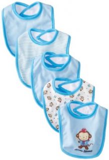 Bon Bebe Baby Boys Newborn Little Sport Assorted 5 Pack Bib Set for Boys, Multi, 0 12 Months Bib Pack Clothing