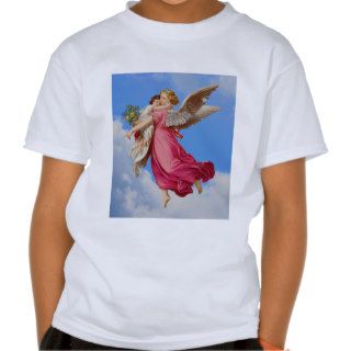 Guardian Angel And Child Girls Shirt