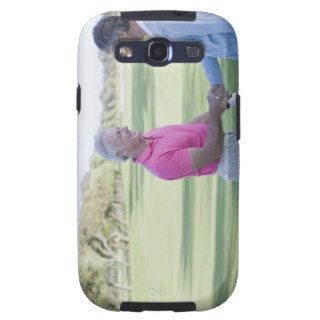 Men shaking hands on golf course galaxy s3 case