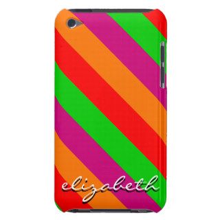 Candy Stripes iPod Touch Skin Barely There iPod Covers