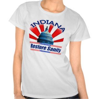 Restore Sanity   Indiana T shirt