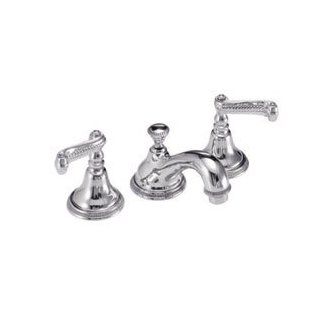 Watermark 310 2 HHAB AB Antique Brass Bathroom Faucets 8" Lav Faucet With Rope Lever Handles   Touch On Bathroom Sink Faucets  
