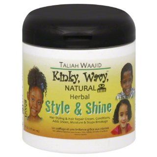 Taliah Waajid Style & Shine, Herbal 6 fl oz (177.441 ml)  Hair Styling Creams  Beauty