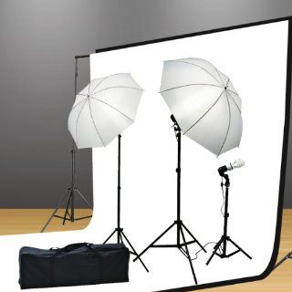 ePhoto Continuous Photography Video Studio Digital Lighting Kit 3 Point Lighting Kit with Muslin Support Stands by ePhotoInc H103  Photographic Lighting Umbrellas  Camera & Photo
