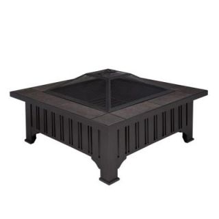 Real Flame Lafayette 34 in. Wood Burning Fire Pit 908 BK
