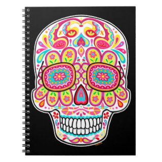 Sugar Skull Notebook   Colorful Details