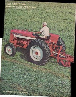 International Farmall 444 Tractor With 230 Mower 2 Pg 1968 Vintage Antique Advertisement  Prints  