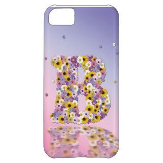 Flower letter B iPhone 5C Cases