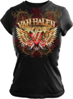 Van Halen "Winged Heart" Womens / Juniors t shirt (Large) [Apparel] Clothing
