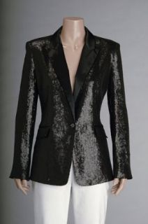 Matte Sequins Tuxedo Jacket Clothing