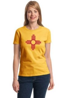 New Mexico Flag  New Mexican State Pride NM Ladies' T shirt Novelty T Shirts Clothing