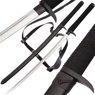 Death Talon Katana   Ryu Ninja Full Tang Sword w/ Back Strap  Martial Arts Swords  Sports & Outdoors