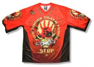Five Finger Death Punch "Bonehead" Mesh Hockey Jersey New Adult (Small) at  Mens Clothing store