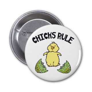 Easter Chicks Rule Pin