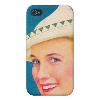 Retro Vintage Kitsch Women Look No Further Woman iPhone 4 Covers