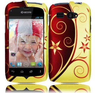 For Kyocera Hydro C5170 Hard Design Cover Case Elegant Swirl Cell Phones & Accessories