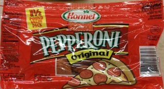 24oz Hormel Pepperoni Deli Thin Sliced (1.5 Pounds Total)  Grocery & Gourmet Food