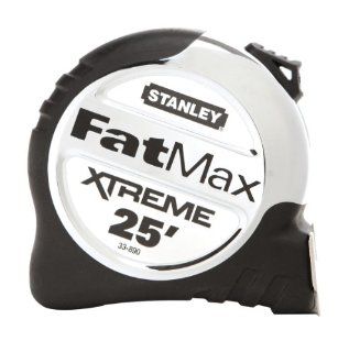 Stanley 33 890 25' FatMax Xtreme Tape Rule with BladeArmor Coating   Tape Reels  