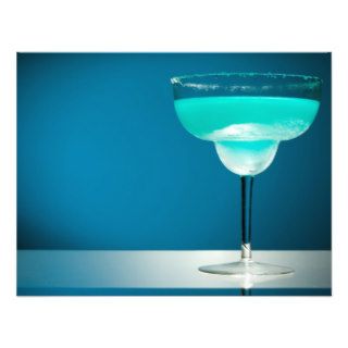 Icy Blue Margarita Custom Invites