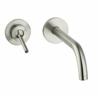 Hansgrohe HG38118821 Axor Uno 2 Wall Mount Single Handle Faucet Set, Brushed Nickel   Tub Filler Faucets  